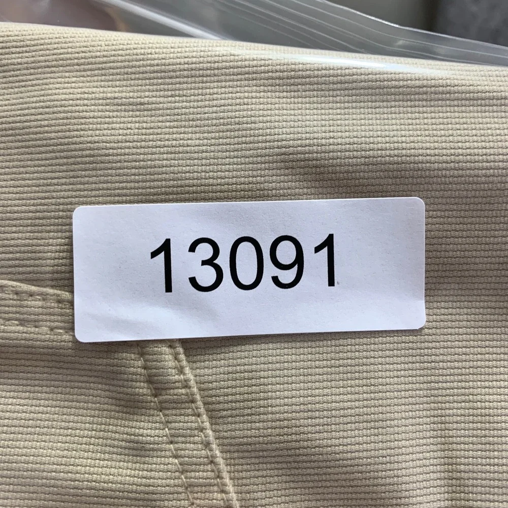 Sid Mashburn Pants Men 34x28 Slim Straight 5 Pocket Trousers Beige Italy Button